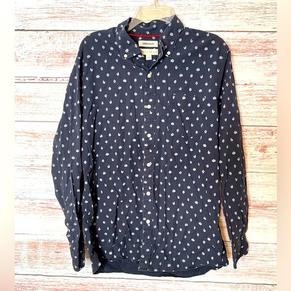 Goodthreads Other - Good threads button down shirt men’s blue large